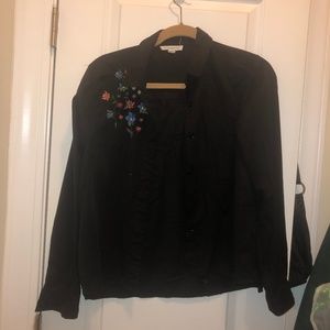 Black Long Sleeve Button Up